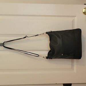 Pocketbook/ wonens bag Black leather look